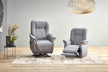 Fauteuil XL en 3 largeurs d'assise avec option d'élévation jusqu'à 160 ou 200kg